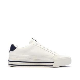 Baskets Blanc/Marine Homme Puma Court Classic vue 2