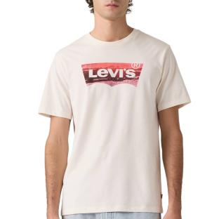 Camiseta beige/roja para hombre Levi's Tees 22491 ver 0