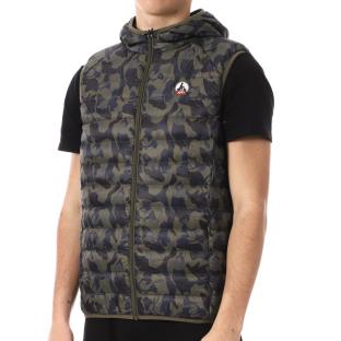 Doudoune sans manches Gris/Vert Homme Jott Pat Camo pas cher