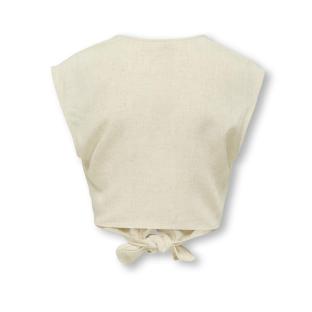 Camiseta sin mangas beige para niña de ONLY Kogsiesta ver 0
