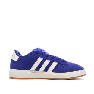 Baskets Bleu Femme Adidas Grand Court vue 0