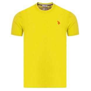 T-Shirt Jaune Homme US Polo ASSN Luca pas cher