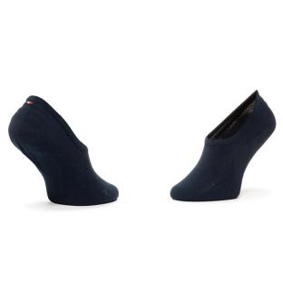 Lot X2 Paires Socquettes Marine Femme Tommy Hilfiger pas cher