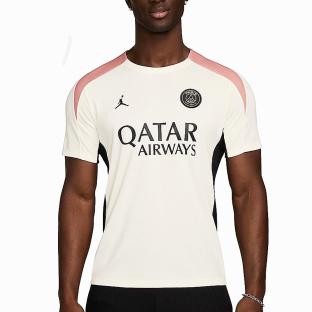 PSG Maillot Training Ecru Nike Jordan 2024/2025 pas cher