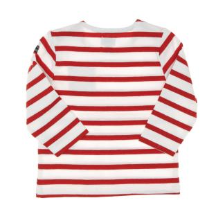 T-Shirt Blanc/Rouge Garçon EOMCorail vue 2