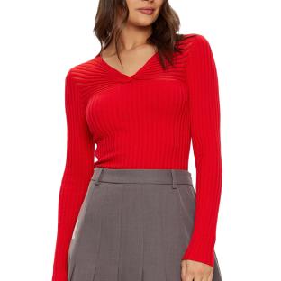 Pull Rouge Femme Morgan MGANZA pas cher
