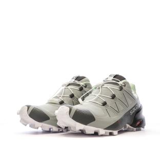 Chaussures de randonnées Grise Femme Salomon Speedcross vue 6