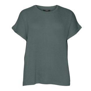 T-shirt Fluide Vert Femme Vero Moda Brianna vue 2