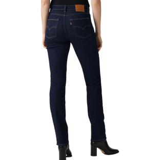 Jean 724 Bleu Brut Femme Levi's High Rise Straight vue 2