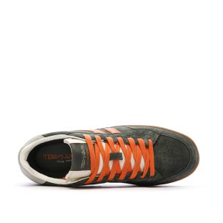 Baskets Kaki/Orange Homme Teddy Smith 120310 vue 4