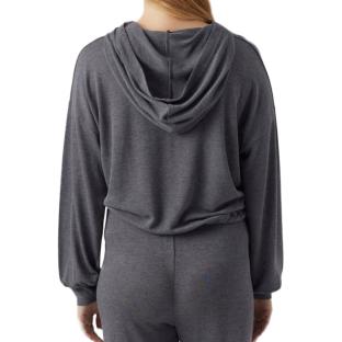 Sweat à Capuche Gris Femme Mamalicious Cassie vue 2