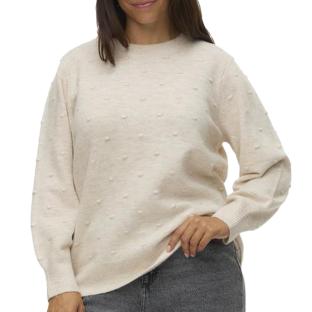 Pull Beige Femme Vero Moda Curve Francesca vue 0