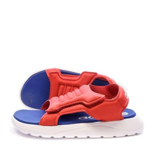 Sandales Rouge/Bleu Garçon Adidas Comfort Sandal I pas cher