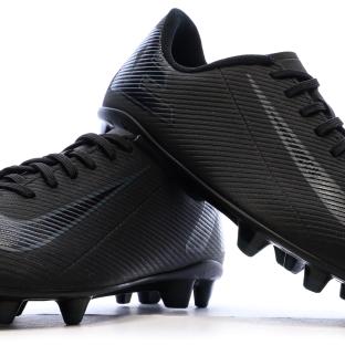Chaussures de football Noires Garçon Nike Vapor 16 vue 7