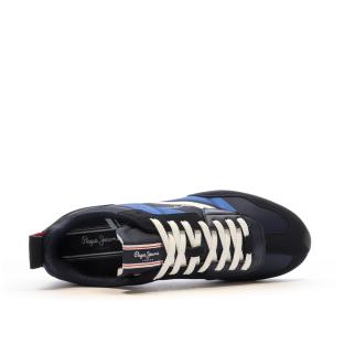 Baskets Marine/Noir Homme Pepe Jeans Foster vue 0