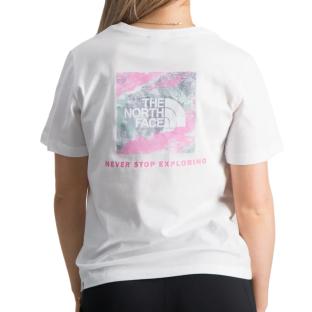 T-shirt Blanc Fille The North Face Relaxed vue 2
