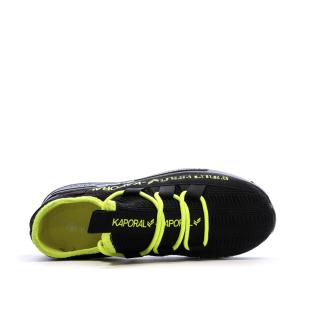Baskets Noir/Jaune Homme Kaporal Dofino vue 0