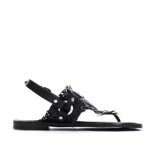 Replay Nairobi Thong – Schwarze Damensandalen Ansicht 0
