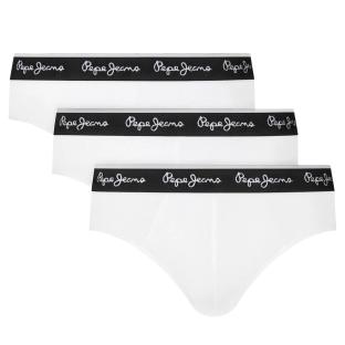 x3 Slips Blanc/Noir Homme Pepe Jeans PMU vue 0