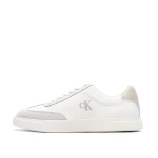 Baskets Blanches/Taupes Homme Calvin Klein Jeans Low Prof vue 0
