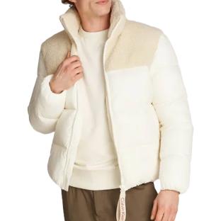 Doudoune Blanche Homme Calvin Klein Sherpa pas cher