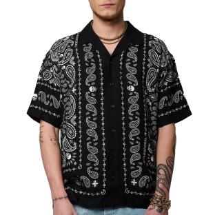 Chemise Noire Homme Kaporal TEXAS pas cher