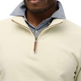Sweat Blanc Homme Superdry Classic Essential vue 0