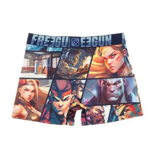 Boxer Marine/Bleu à Imprimés Homme Freegun WAR pas cher