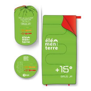 Sac de Couchage Vert Enfant Élémenterre Junior vue 0