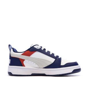 Rebound Low Boys’ Navy/White Trainers Photo of the Espace des Marques %store% store - view of %key%
