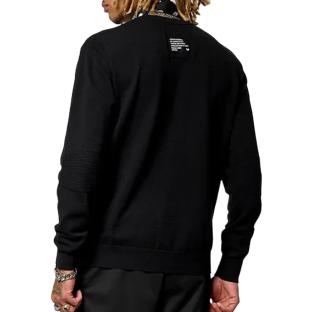 Pull Noir Homme Kaporal Lewis vue 2