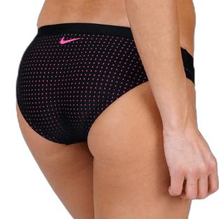 Bas de maillot de bain Noir/Rose Femme Nike Bottom vue 2