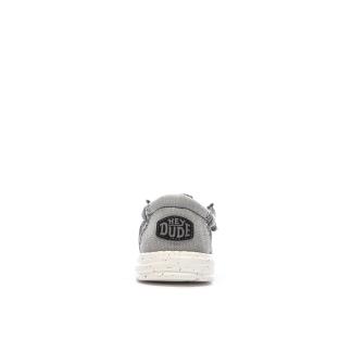 Chaussures Grises chiné Homme Hey Dude Wally Sport Mesh vue 3