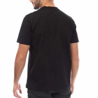 T-shirt Noir Homme Diesel Maglietta A16850 vue 2