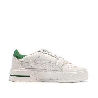 Baskets Blanches/Vertes Femme Puma Cali Court vue 0