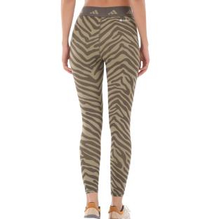 Legging Kaki Femme Adidas Hyglm vue 0