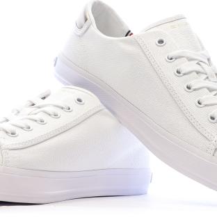 Baskets Blanches Femme Tommy Hilfiger Vulc Canvas Lace Up vue 7