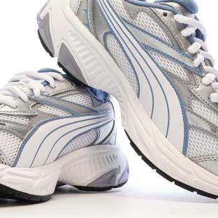 Baskets Blanches/Bleu Enfant Puma Morphic vue 7