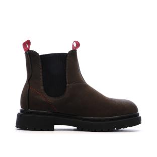 Bottines Marron Enfant Levi's Ohio vue 0