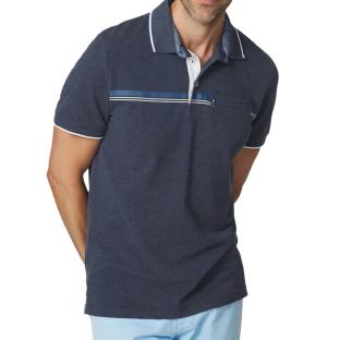 Polo Marine Homme TBS KAMALPOL vue 0