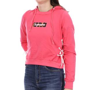 Supreme Grip Wild Women's Pink Hoodie Photo of the Espace des Marques %store% store - view of %key%