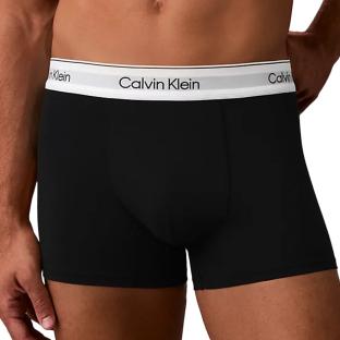 X3 Boxers Noir/Turquoise Homme Calvin Klein Jeans Relaxed Fit Trunk 3p vue 0
