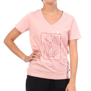 T-Shirt Rose Femme TBS Orchidee vue 0