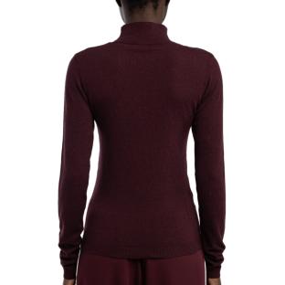 Pull Bordeaux Femme Teddy Smith Connie vue 2