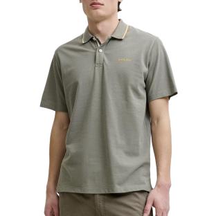 Polo Vert Homme Jack & Jones Blaze vue 0