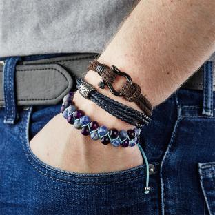 Bracelet Marron Homme Geographical Norway 315009 vue 2