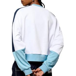 Sweat Blanc/Noir/Turquoise Femme Kaporal Vabre vue 2