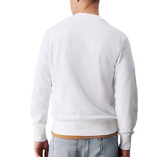 Sweat Blanc Homme Calvin Klein Jeans Shadow vue 2