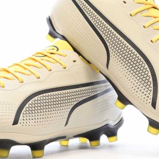 Chaussures de Football Ecru Homme Puma King Pro vue 7