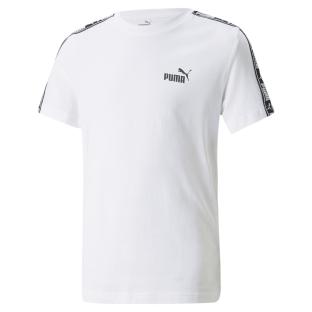 T-shirt Blanc Garçon Puma Tape pas cher